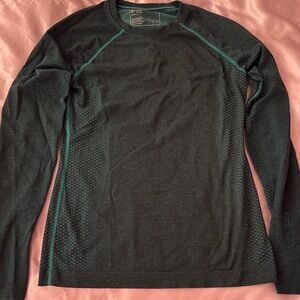 Figs Women's Dark Cactus Salta Seamless Longsleeve Underscrub Size Small